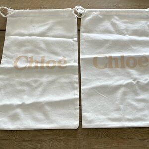 Chloe shoe dust bags